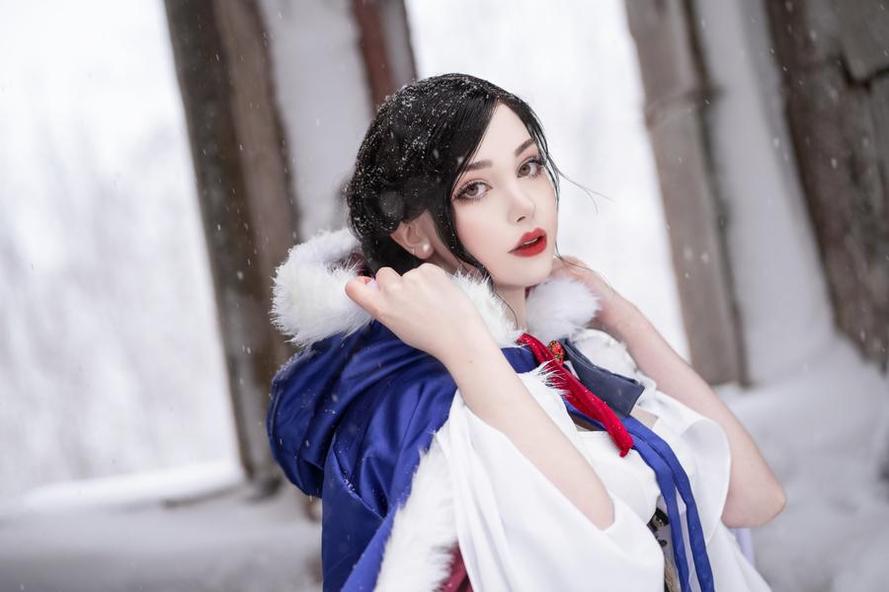 璀璨冰雪，sayathefox冰公主cos图包送你剑指巅峰