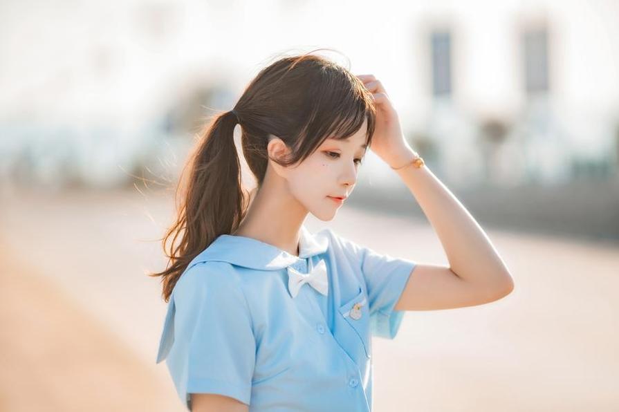 桜桃喵小背心换水手服：精选照片分享给您